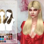 Anticipation Hair Set by JavaSims at TSR