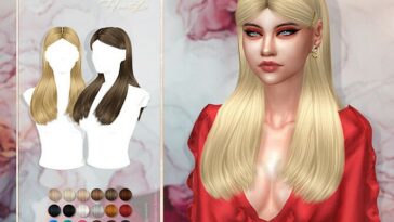 Anticipation Hair Set by JavaSims at TSR