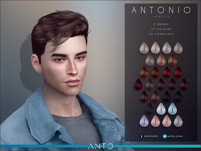 Antonio short hair by Anto at TSR