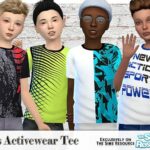 Boys Activewear Tee by Pelineldis at TSR