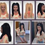 Brooke Hair at Birksches Sims Blog