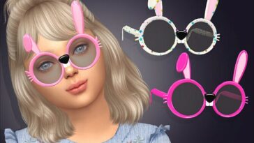 Bunny Sunglasses For Kids by feyona at TSR