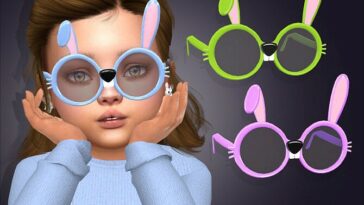 Bunny Sunglasses For Toddlers by feyona at TSR