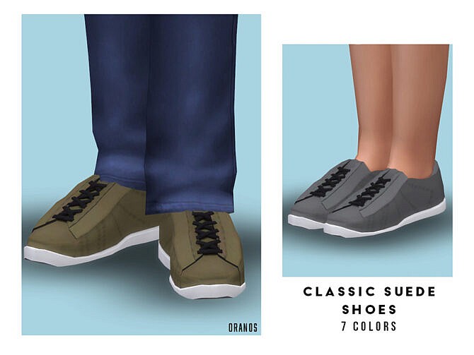 Classic Suede Shoes (Child) by OranosTR at TSR