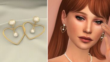 Cupid Earrings by Christopher067 at TSR