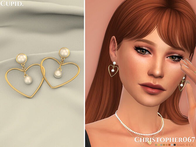 Cupid Earrings by Christopher067 at TSR