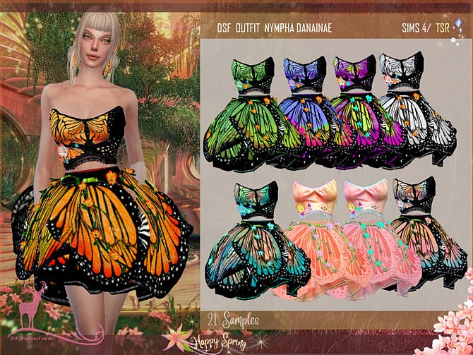 DSF OUTFIT NYMPHA DANAINAE by DanSimsFantasy at TSR