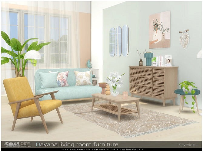 Dayana living room furniture by Severinka at TSR