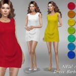 Dress Barbora 2 by Jaru Sims at TSR