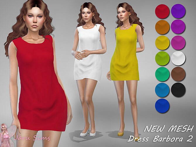 Dress Barbora 2 by Jaru Sims at TSR