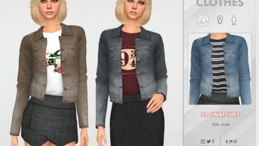 F Denim Jacket 02 by ReMaron at TSR