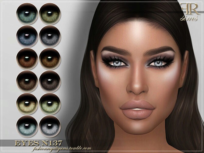 FRS Eyes N137 by FashionRoyaltySims at TSR