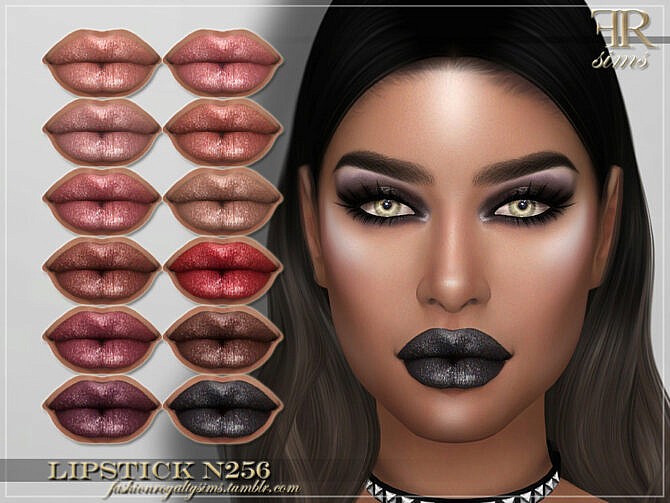 FRS Lipstick N256 by FashionRoyaltySims at TSR