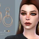 Gabrielle earrings by sugar owl at TSR