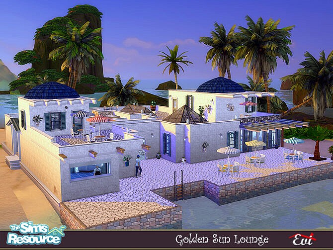 Golden sun lounge by evi at TSR