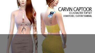 HALTER TOP SET by carvin captoor at TSR