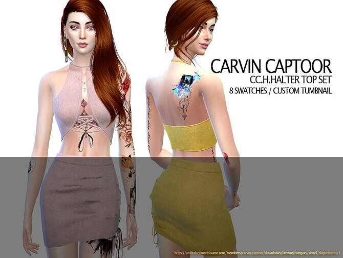 HALTER TOP SET by carvin captoor at TSR