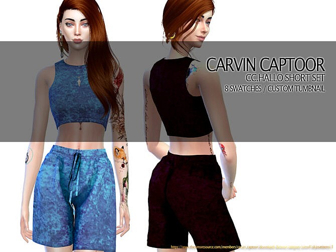 Hallo Short Set by carvin captoor at TSR