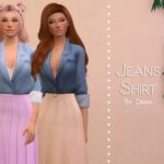 Jeans Shirt by Dissia at TSR