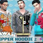 Kawaii Zip Hoodie by SimmieV at TSR