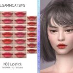 LMCS N83 Lipstick (HQ) by Lisaminicatsims at TSR