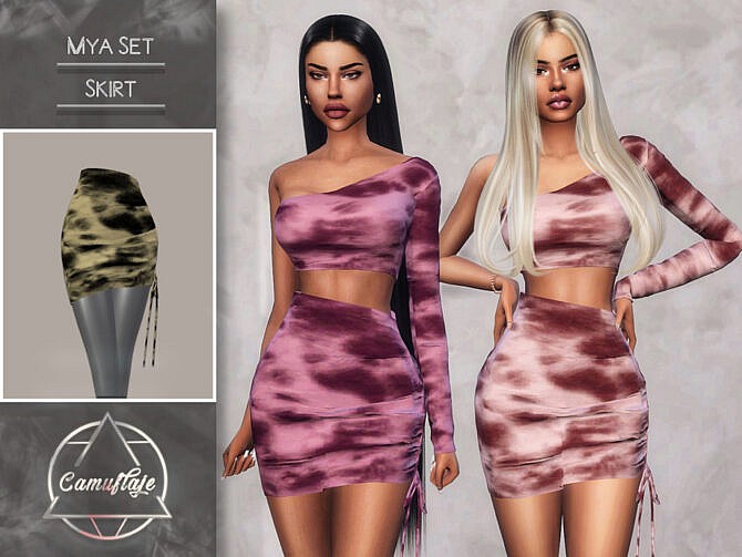 Mya Set (Skirt) by CAMUFLAJE at TSR