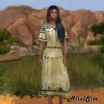 Native dress at Alial Sim