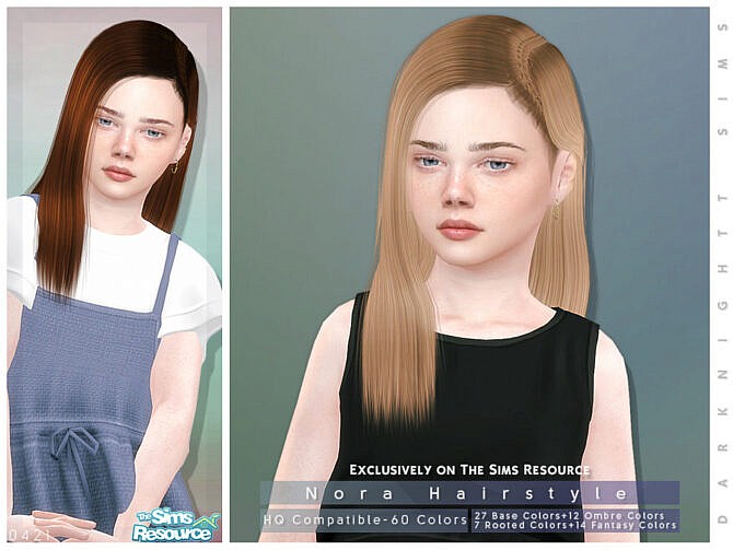 Nora Hairstyle [Child] by DarkNighTt at TSR