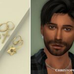 Ocean Earrings by Christopher067 at TSR