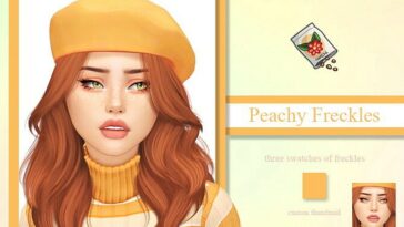 Peachy Freckles by LadySimmer94 at TSR