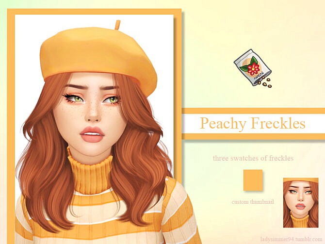 Peachy Freckles by LadySimmer94 at TSR