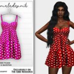 Polka Dot Dress MC200 by mermaladesimtr at TSR