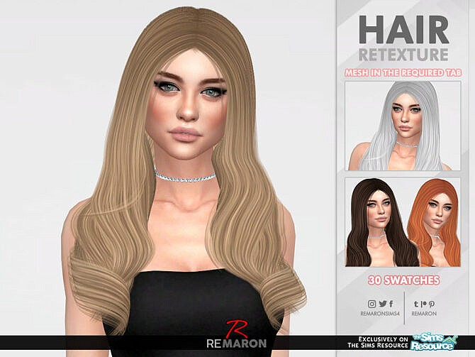 Queen’s Layer Hair Retexture by remaron at TSR