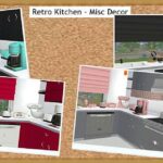 RETRO KITCHEN MISC DECOR at Sims4Sue