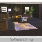 Refined Living Sitting Room by Chicklet at TSR