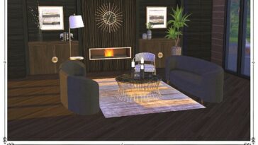 Refined Living Sitting Room by Chicklet at TSR