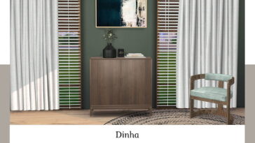 Sideboard & Bench (P) at Dinha Gamer