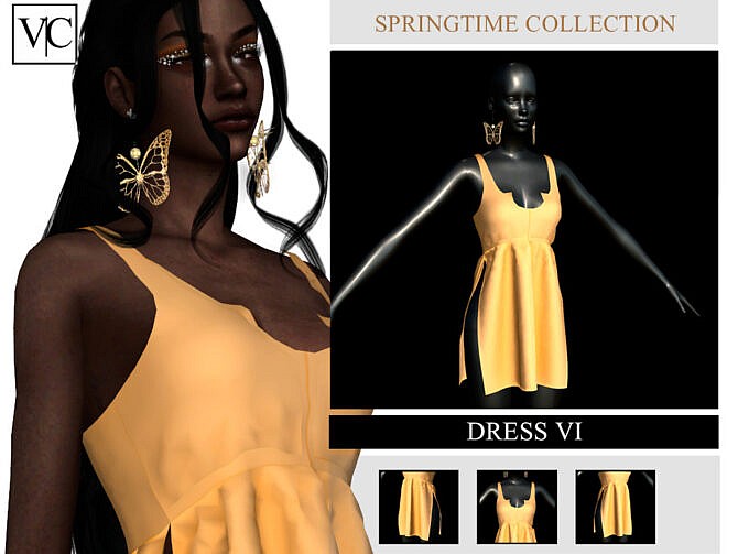 SpringTime Collection Dress VI by Viy Sims at TSR