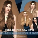 Star of the Sea Hair (P) at Sonya Sims