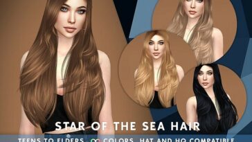 Star of the Sea Hair (P) at Sonya Sims