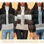 Sweater & Puffer Jacket 06 by Black Lily at TSR