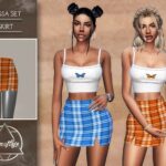 Tessa Set Skirt by CAMUFLAJE at TSR