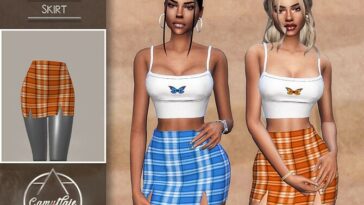 Tessa Set Skirt by CAMUFLAJE at TSR