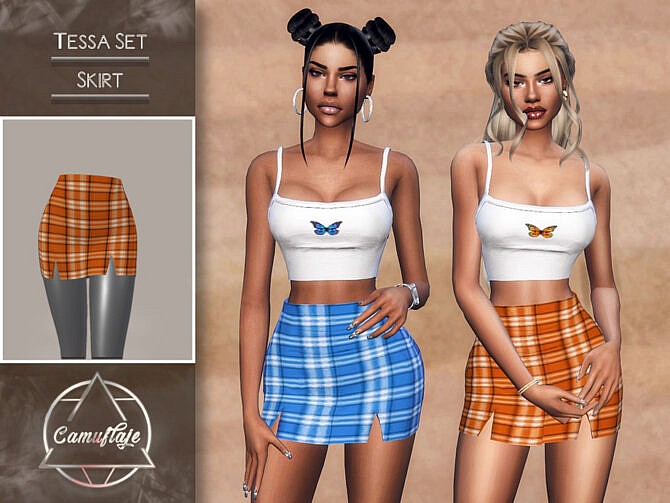 Tessa Set Skirt by CAMUFLAJE at TSR