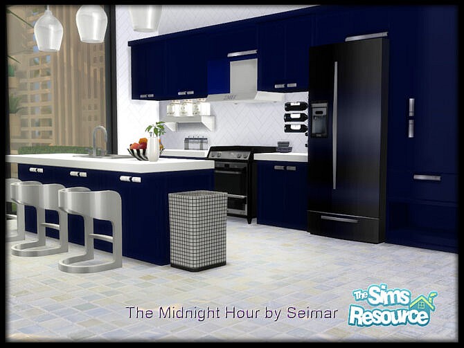 The Midnight Hour Kitchen Dining Set by seimar8 at TSR