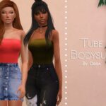 Tube Bodysuit by Dissia at TSR