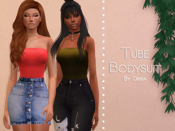 Tube Bodysuit by Dissia at TSR