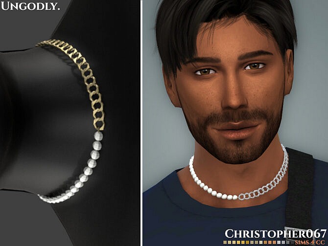 Ungodly Necklace Male by Christopher067 at TSR