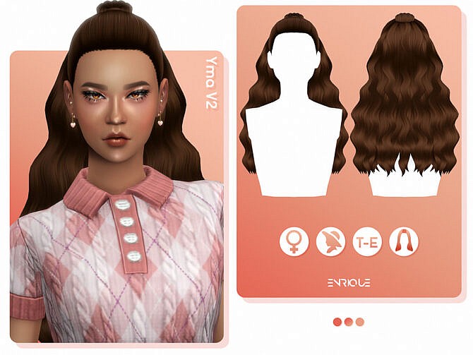 Yma Hairstyle V2 by EnriqueS4 at TSR