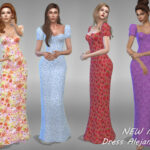 Dress Alejandra 1 by Jaru Sims at TSR